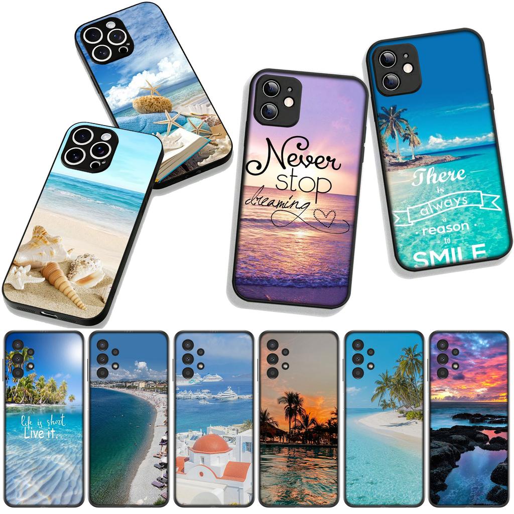 Cover for Xiaomi Redmi Note 15 11 9 10 Pro Plus A5 9A 9T 10A 10C 9C NFC 15C 8T Phone Case Mountain Sea Beach Travel Sand