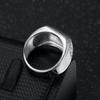 ring, trendy nightclub hip-hop ring, gold-plated diamond ring for men
