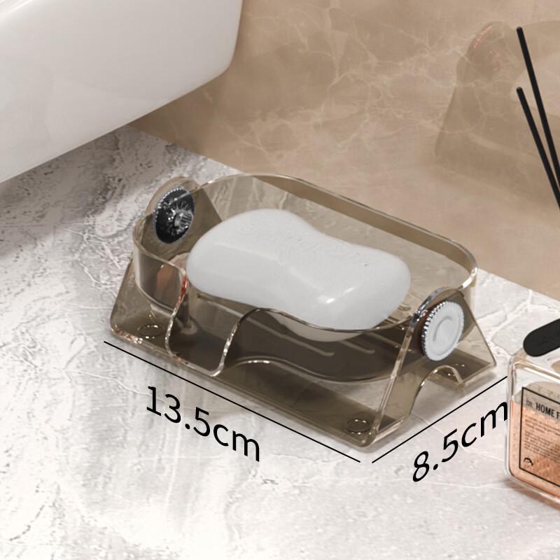 YIXI Wall-Mounted Adhesive Soap Dish Holder 3-Pack