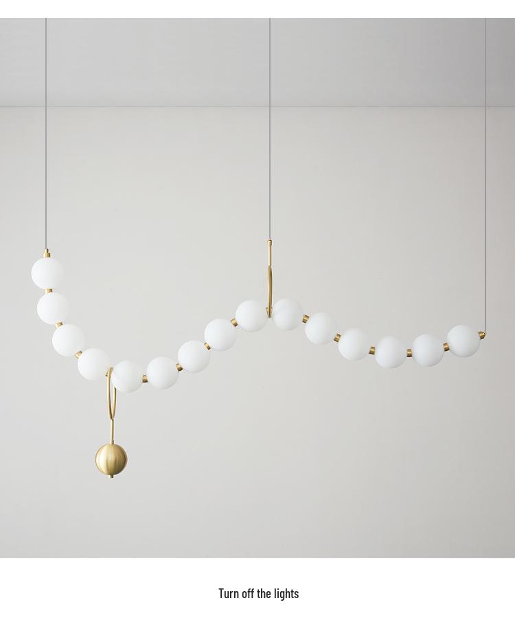 Modern Italian Minimalist Designer Chandelier - Luxury Copper Light for Dining, Bar, and Living Spaces