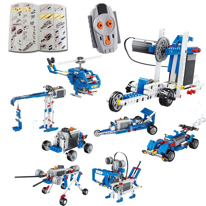 STEM Technical Parts Multi Technology Programming Educational Students Learn Building Blocks Model Control Power Kid Toy Gift