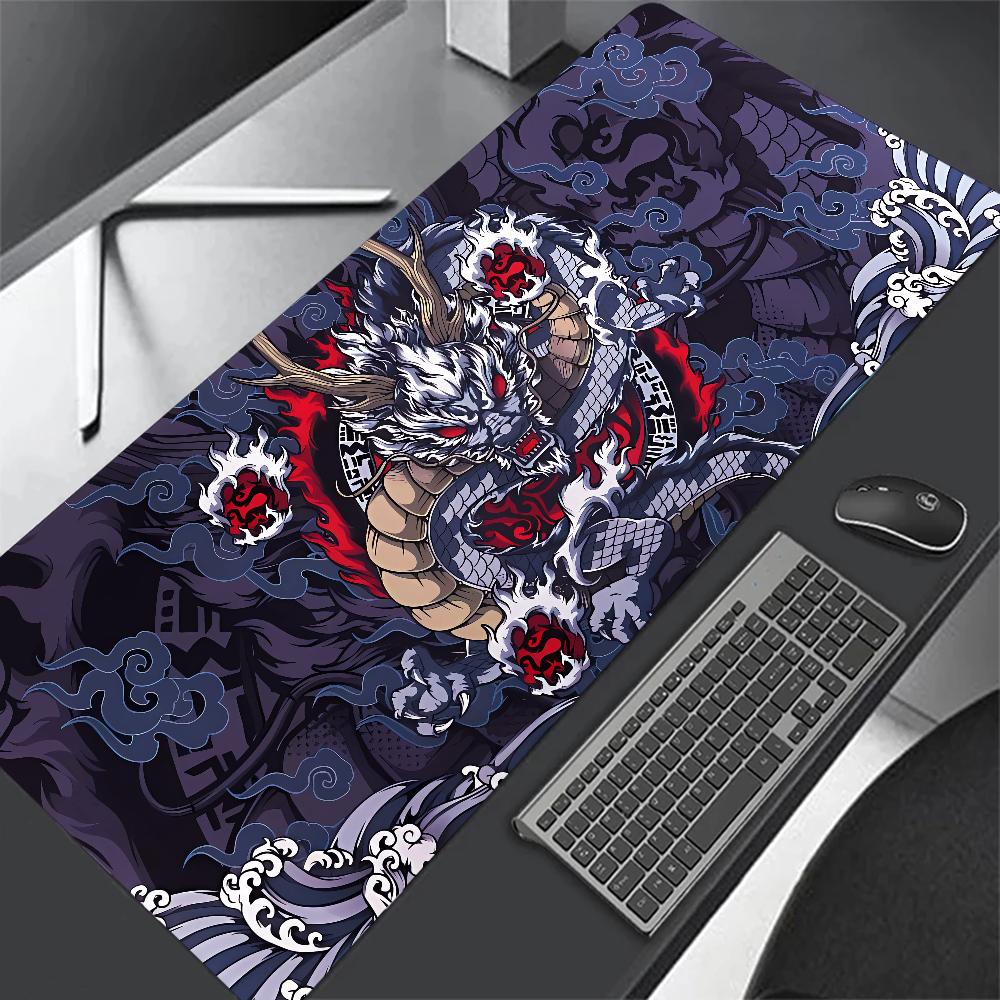 Japanese Dragon Mat Mousepad Gamer Office Mat Mouse Pad Gaming Room Accessories Desk Art Keyboard Mats 1200x600 Mausepad Company