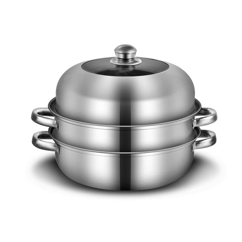 Wutuo Stainless Steel Double-Layer Steamer Pot