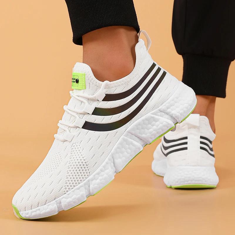 Men Shoes Breathable Classic Running Sneakers for Man Outdoor Light Comfortable Mesh Shoes Slip  Walking Shoes Tenis Masculino