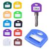Colorful Silicone Key Identifier Caps 12 Pack Flexible Key Covers for Easy Key ID in School Apartment