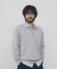 Geonjiulleunseu Cashmere Blend Pocket Collar Knit - Melange Grey