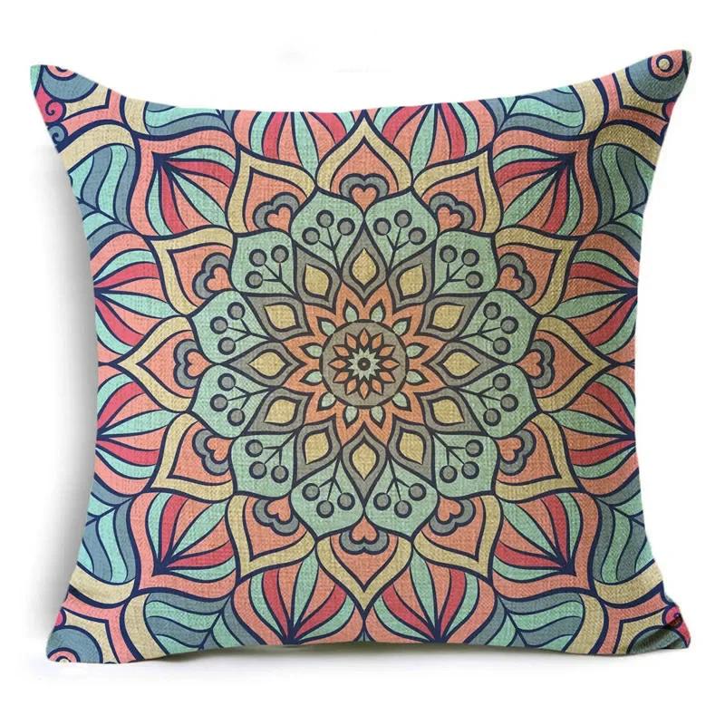 Ramadan Bohemian National Style Living Room Sofa Car Square Back Cushion 40*40Cm/45*45Cm/50*50Cm Cushion Cover