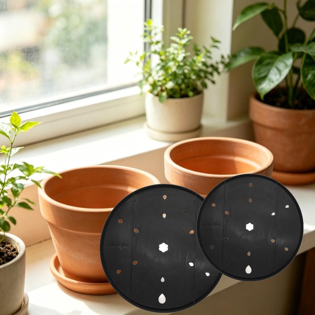 2pcs Flower Pot Removable Drainage Liners Detachable Flowerpot Liner Easy To Install For Gardening Accessories