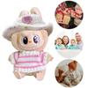 (No Dolls) For Labubu V1 V2 Idol 17cm Doll Fashion Sweater Outfit Accessories Sitting Party Sweater Clothing DIY Doll Outfit