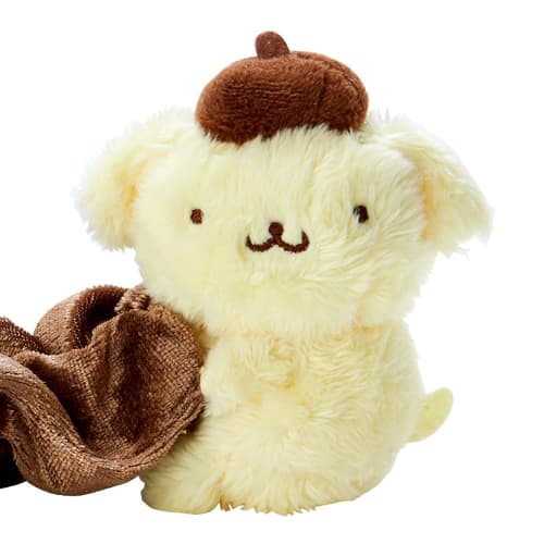 sanrio pompompurin hugging scrunchie 497258
