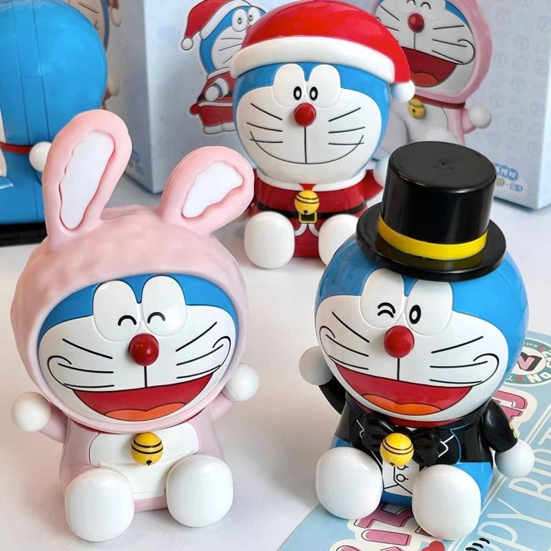 keeppley Doraemon building block model chubby series Nobita Nobi's friend assembled toy kawaii birthday gift anime peripheral