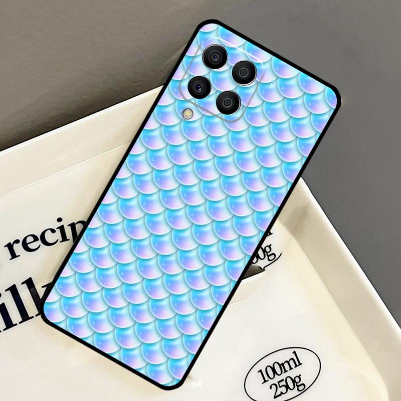 Mermaid Tail Scale Case For Samsung Galaxy M21 M31 M14 M34 M54 M33 M16 M36 M56 M53 M13 M12 M32 M52 M15 M55 M35