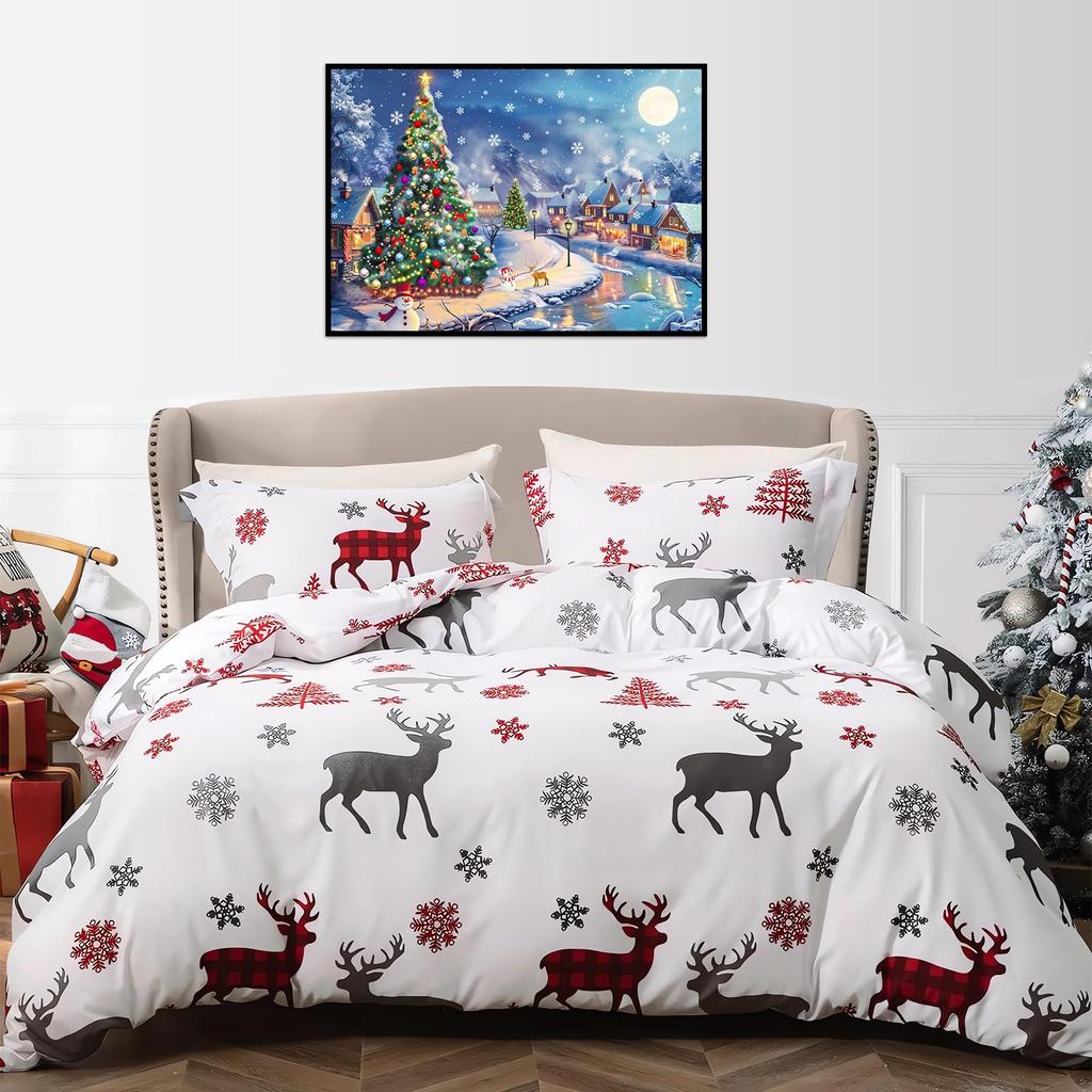 CHengQiSM Jigsaw Christmas 1000 Christmas Stylish Christmas Gift X 50 1000-piece Puzzle, Town, Pieces, Puzzle, Decoration, Interior, (70 Cm)