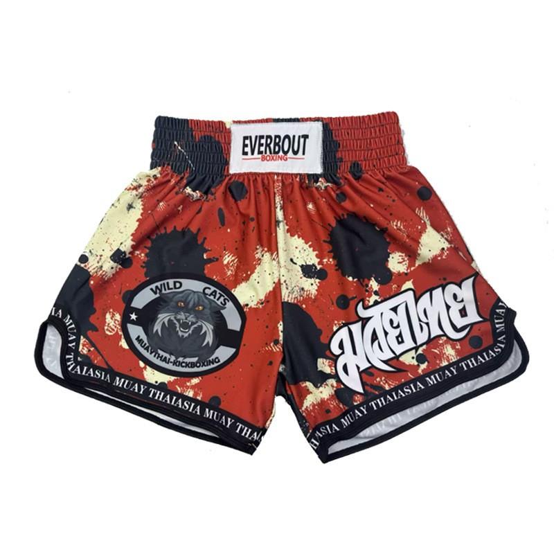 MMA Boxing Shorts Men Women Kids High Waist Quick Dry Combat Training Fight