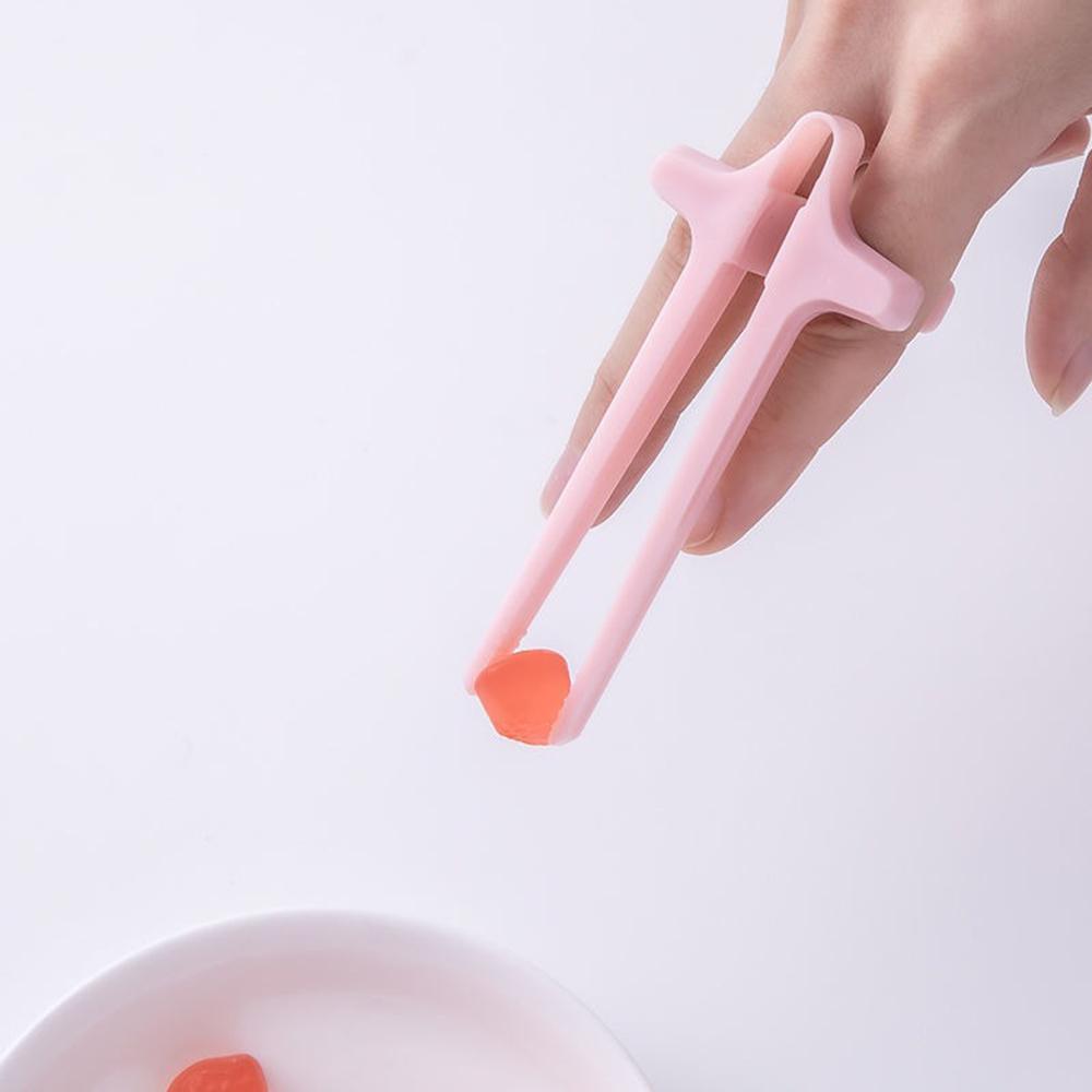 1PC/2PCS Lazy Fingers Chopsticks Play Games Eat Snacks Clip Brush Video Without Dirty Hands Food Clip