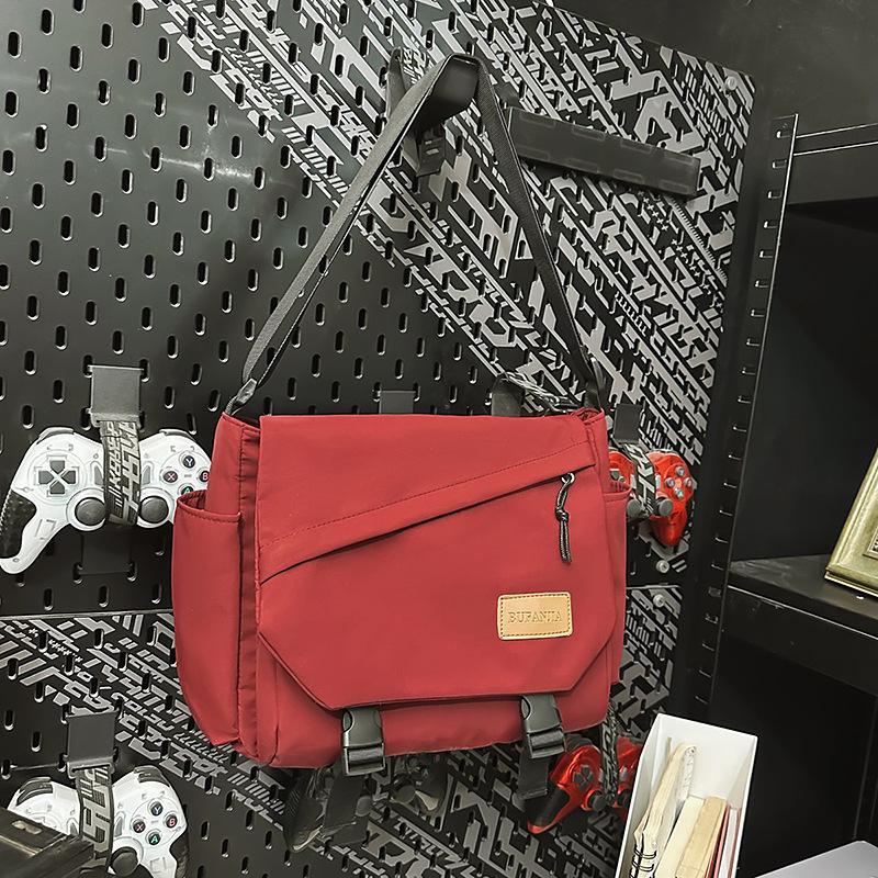 Mailman Bag Female College Bag 2025 New Versatile Large-capacity Messenger Canvas Bag Tote Bag