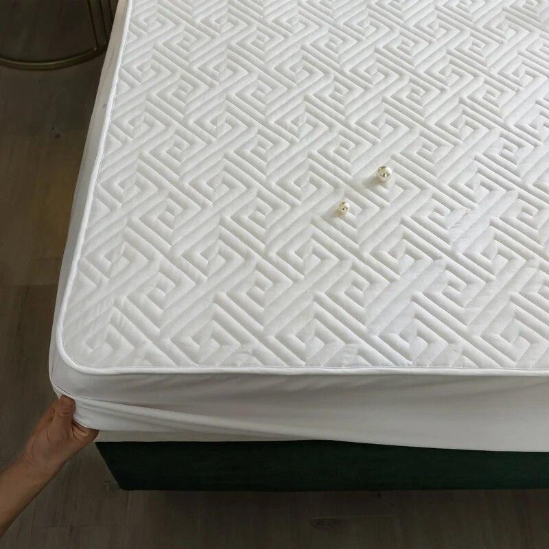 1 Piece Of High-grade Pure Cotton Quilted Bed Sheet, Warm Antibacterial And Anti-mite Bed Sheet Mattress Cover.