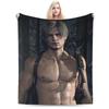 Leon Kennedy Resident Evil Blanket Cozy Soft Throw Blanket for Bed x Inch Multiple Sizes Quilt
