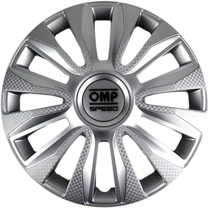 Kryty kol - OMP - OMPS07011623 - Samolepicí - Matná stříbrná - ABS