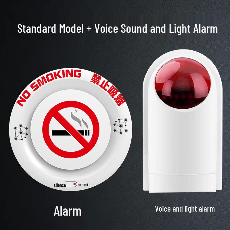 LFang SA005RF Smart No-Smoking Voice & Light Alarm