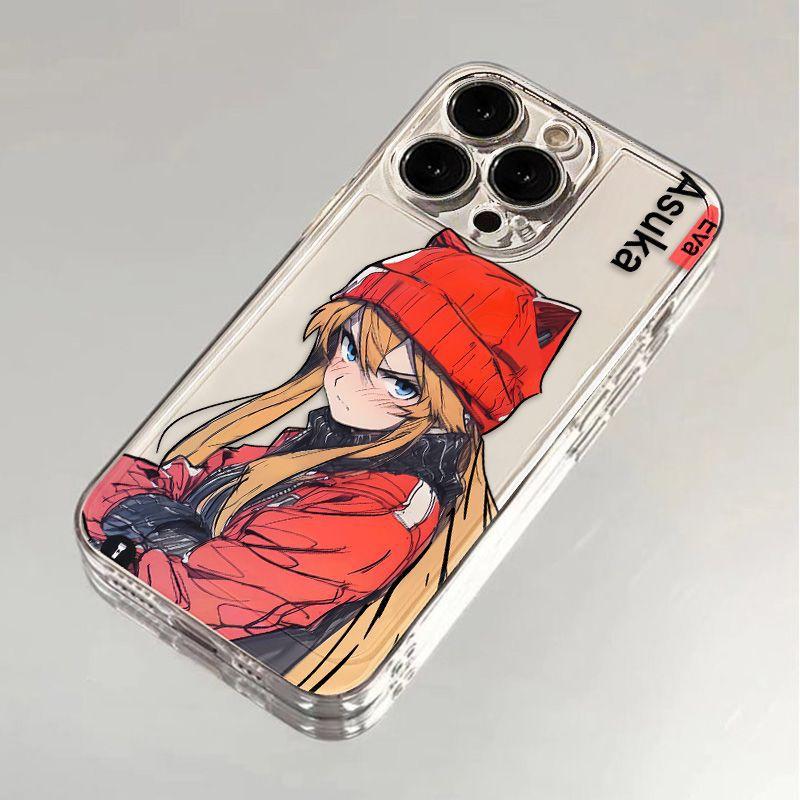 Super cool cat hat Asuka for iPhone17promax Apple 16 mobile phone case 14/13 personality 15 cartoon