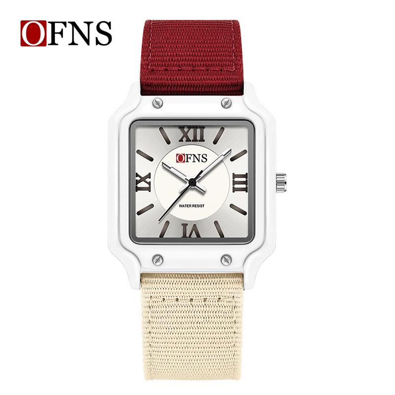 OFNS Quartz Student Watch: Waterproof, Luminous Alloy for Exams