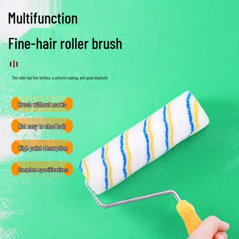 No-Dead-Angle Latex Paint Roller Brush 10-Pack
