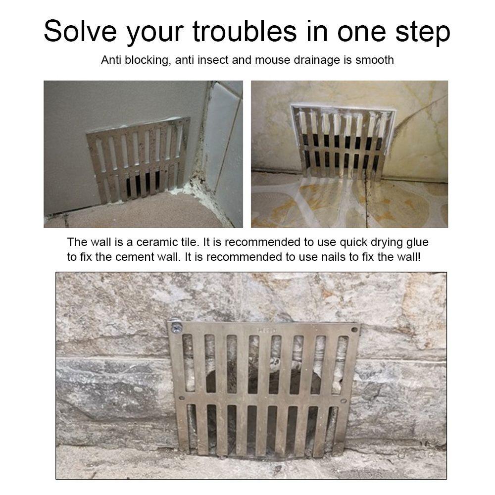 Strainer Deodorant Plug Floor Drain Downpipe Plug Cap Leaf Protection Drains Cover Pipe Grid Mesh