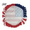 Easy Install Hood Cover American Flag Car 63 X 47 Inch Stretchable Polyester Spandex Fabric Fits Most Cars Trucks SUVs with Small Decorative