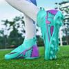 35-46 Teen /Adult Soccer Shoes Large Size  Anti Slip Wear Resistant Fashion TF/AG Nail High Top Football Sneakers Soccer Shoes for Boys
