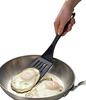 [BLKP] Pearl Metal 4-Piece Kitchen Tool Set (Black, G-8126) - Made In Japan: Spatula, Ladle, Tongs, and Whisk, Nylon. Limited Edition.