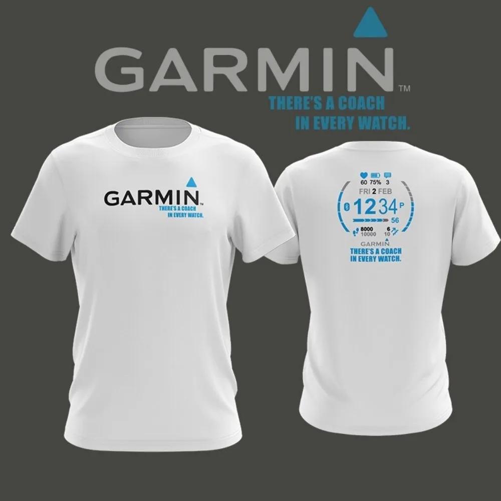 

Чоловіча літня чоловіча футболка Мода Garmin Бавовняна футболка Baju Garmin Мікрофібра Підходить для занять спортом Юнісекс Оверсайз футболка L
