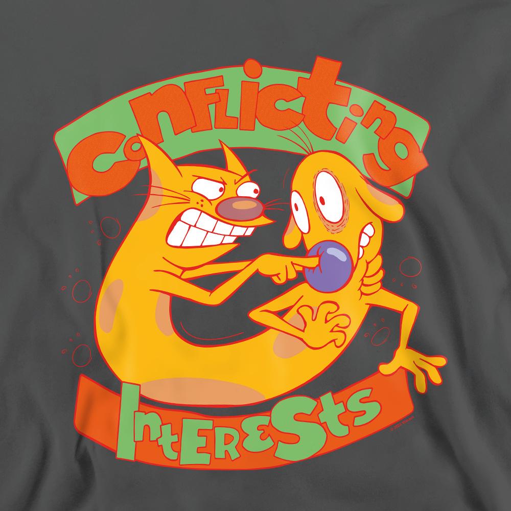 CatDog Unisex Adult Conflicting Interests Sweatshirt