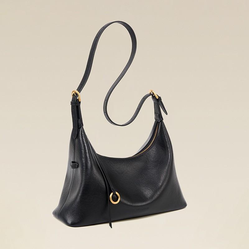 2026 Tote Bag 100-tie First Layer Vegetable Tanned Cowhide Single Shoulder Underarm Leather Female Large-capacity Commuting