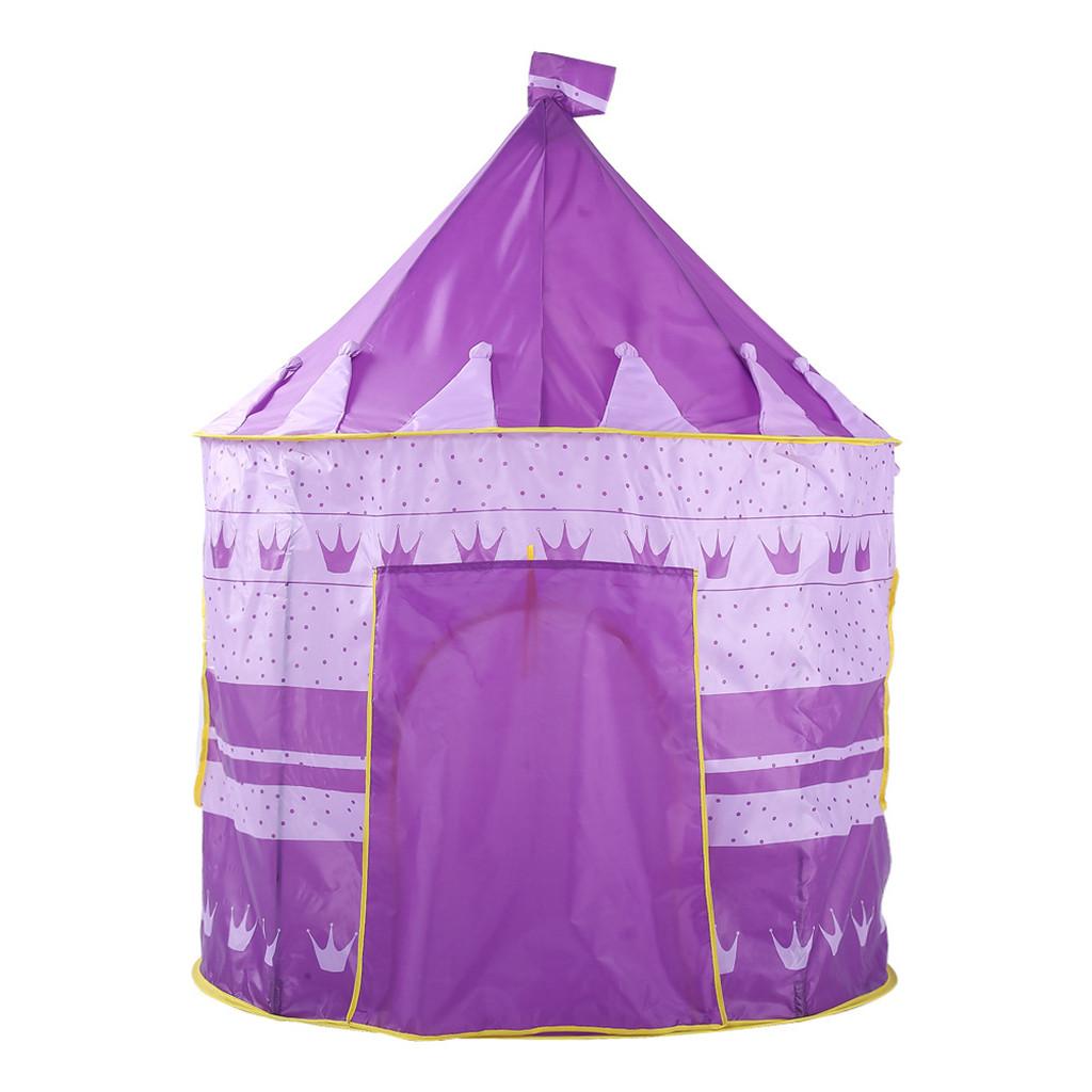  Folding Children Kids Playhouse Princess Tent Tunnel In/Outdoor for Boys Girls 
