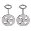 2pcs Cattle Nose Pliers Ring Safe Wear Resistant Cattle Nose Clamp for Cow Bull Cattle All Stainless Steel