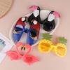 1pc Hawaii Tropical Party Sunglasses Luau Pool Beach Party Decoration Supplies Cartoon Funny Glasses Photo Props