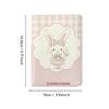 New Rabbit Print Passport Holder Ultra-thin Cartoon Passport Bag Multi-function Portable Credit Card Wallet Travel Accessories