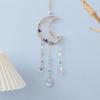 Moon Love Heart Charm Dreamcatcher Garden Window Decorations Crystal Pendant