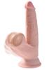 Realistic 3D Cock Swinging Balls Dildo 13 X 4.2 Cm - King Cock - Realistic Dildos
