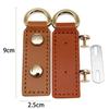 DIY Ersatz PU Leder Taschenverschluss Handgefertigte Taschenkette Verschluss Metall Schnappverschluss Tasche DIY
