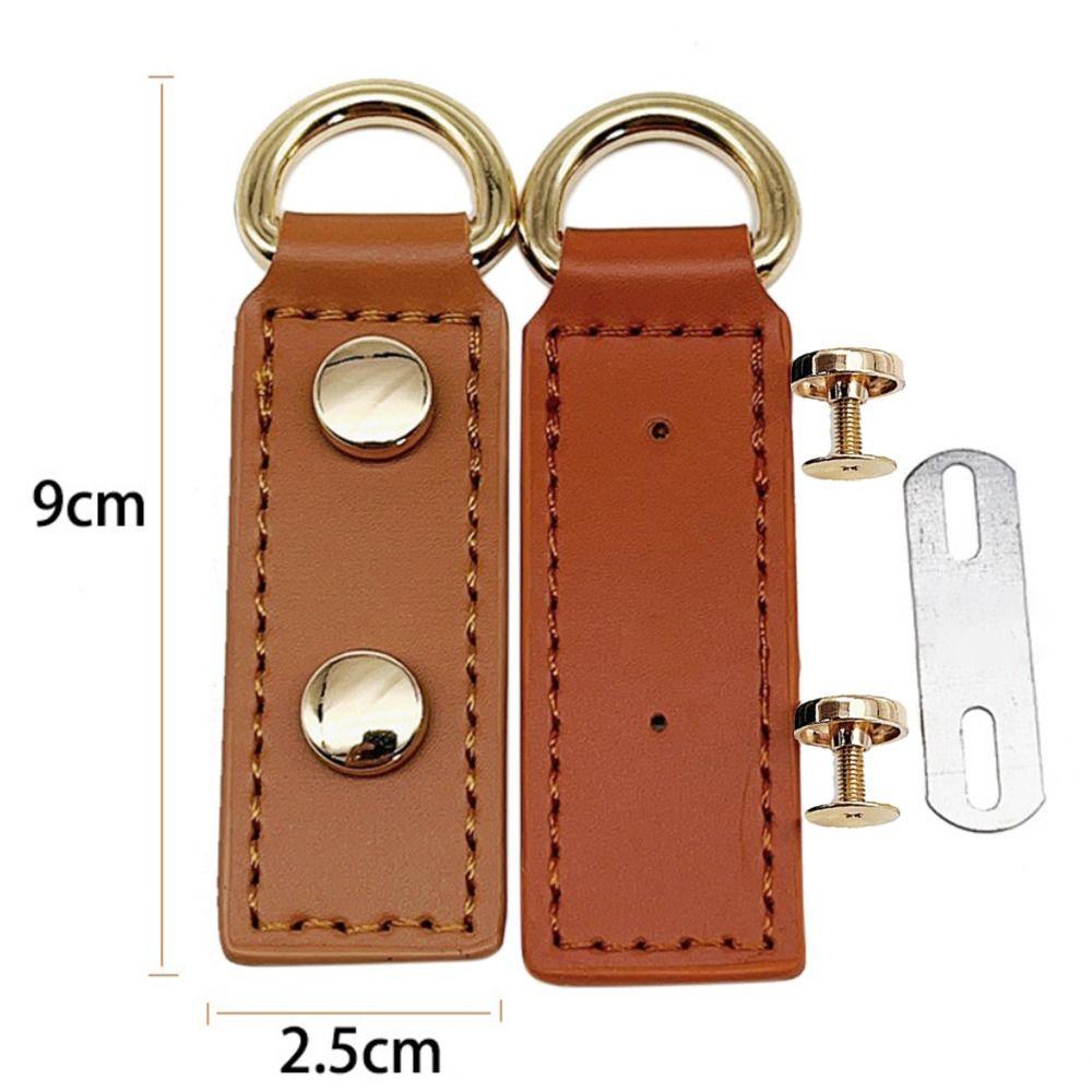 DIY Ersatz PU Leder Taschenverschluss Handgefertigte Taschenkette Verschluss Metall Schnappverschluss Tasche DIY