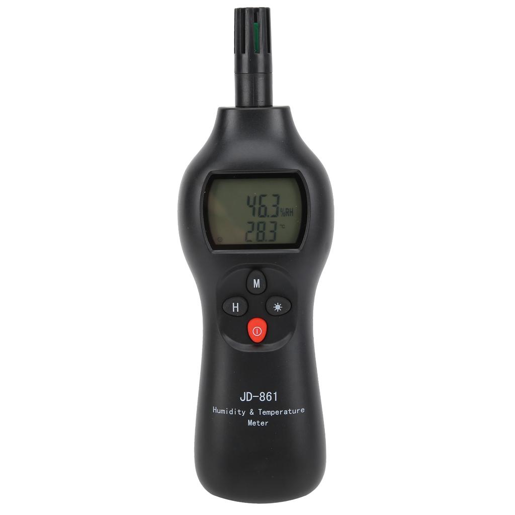 JD‑861 Temperature and Humidity Meter Portable Digital Display Multifunctional Measuring Tool