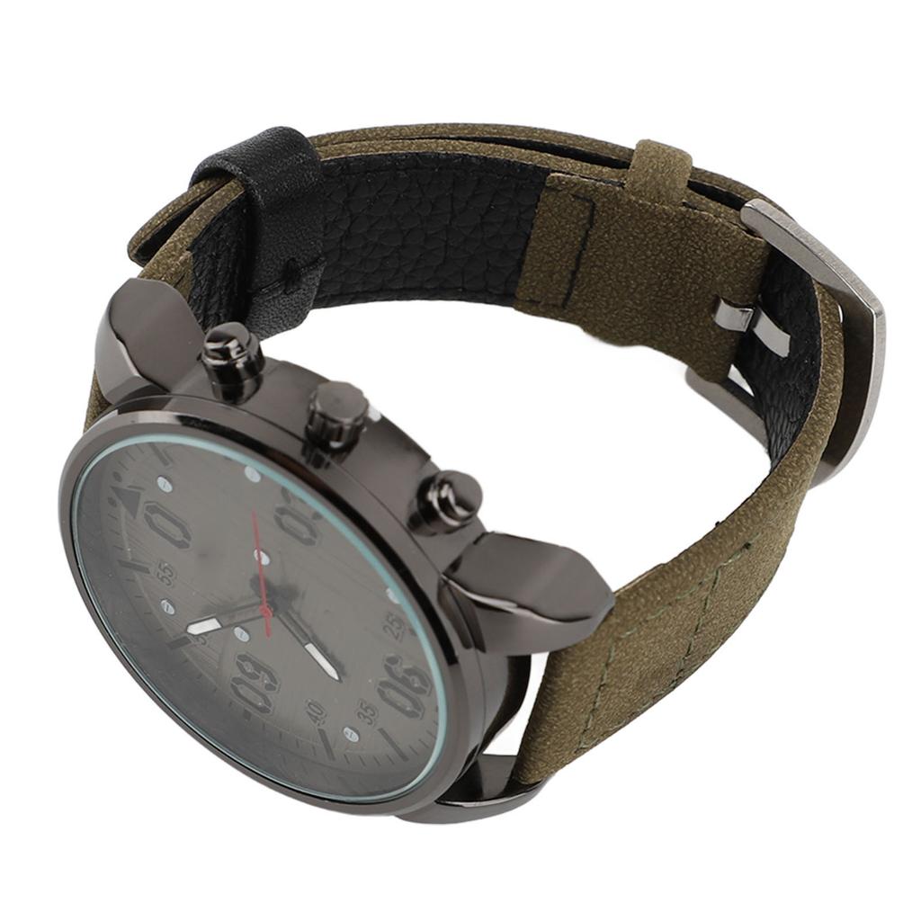 Quartz Men Watch Minimalist Ultra Thin Stylish Casual Quartz Wristwatch for Meeting Business
