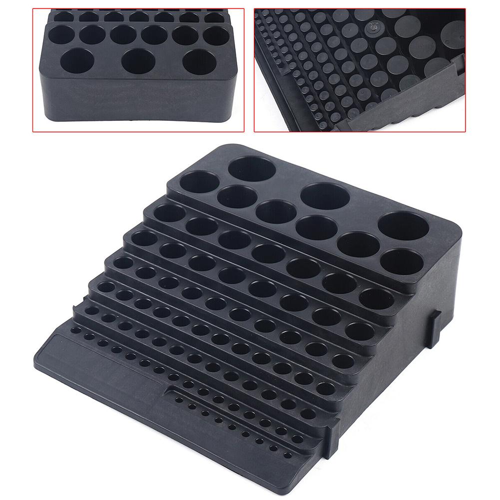 84 Hole Tool Storage Box Milling Cutter Polypropylene Milling Cutter Storage Box CNC Accessories Placement Rack Organizer