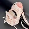 Outdoor Women's Small Bowknot Crossbody Bag Knot Mobile Phone Pouch Single oulder Bag Commuting Thermal Water Bottle Bag
