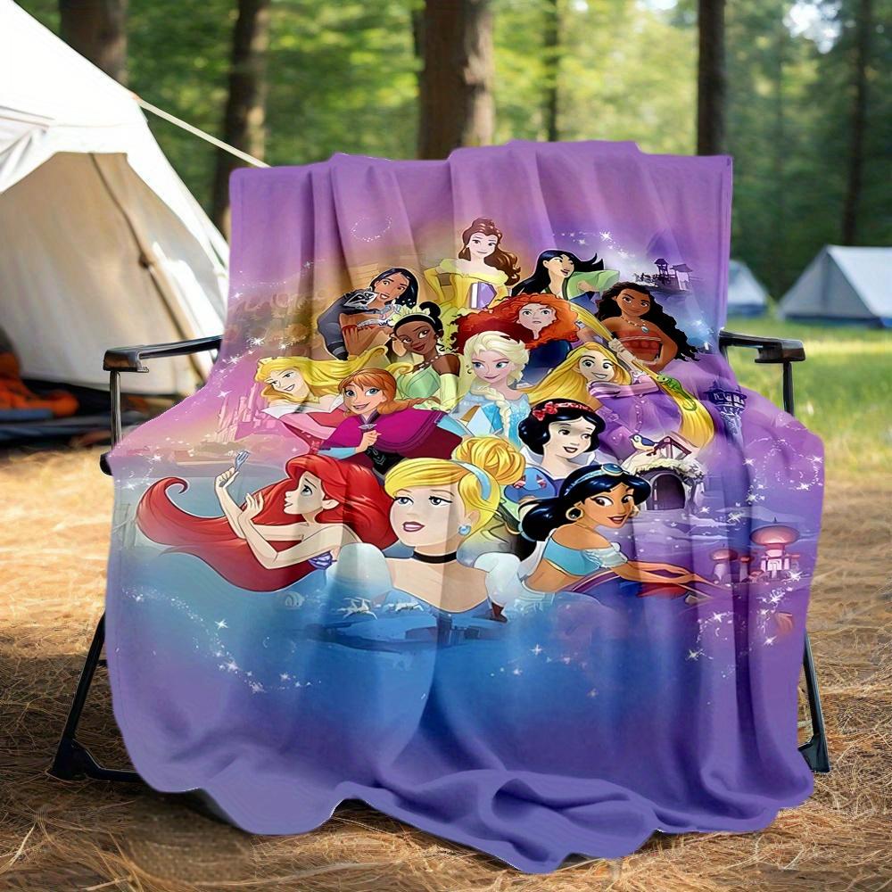 

1pc, Disney Princesses Blanket, Soft Throw for Home Decor, Gift Idea, Living Room, Travel, Camping, Car Blankets, Beach, Office Naps, Suitable for All 130x150cm