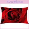 Elegant Romantic Rose Pillowcases In Soft Polyester Perfect For Home Decor And Comfort