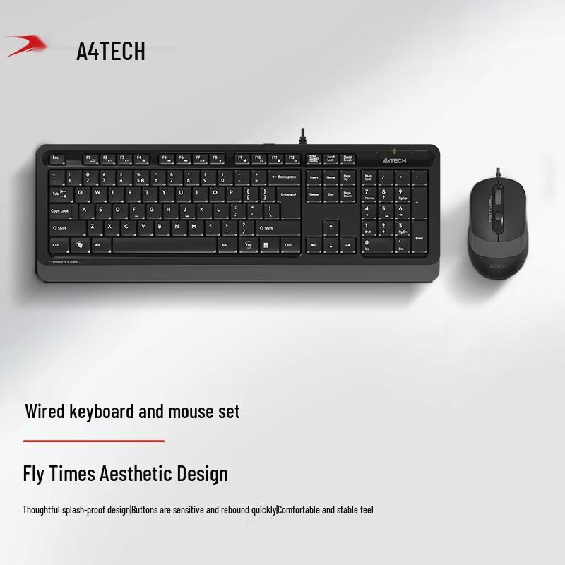 

A4TECH F1010 Wired Keyboard and Mouse Combo
