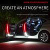 2pcs LED Car Door Opening Warning Atmosphere Light Strip 120cm Decoration Welcome Decor Ambient Lamp Safety Auto Accessories 12v